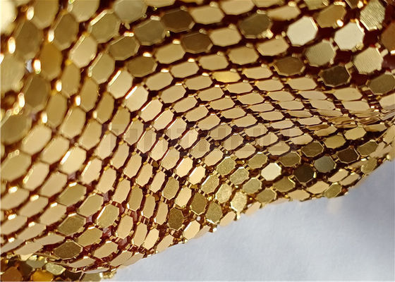 Ткань 4x4mm Sequin металла цвета золота используемое как занавесы рассекателя комнаты