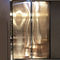 Экран ливня бронзового искусства ячеистой сети медной проволоки прокатанный стеклянный