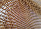 Анодированный алюминий гибкие металлические сетки шторы Золотой цвет Для архитектурного украшения
